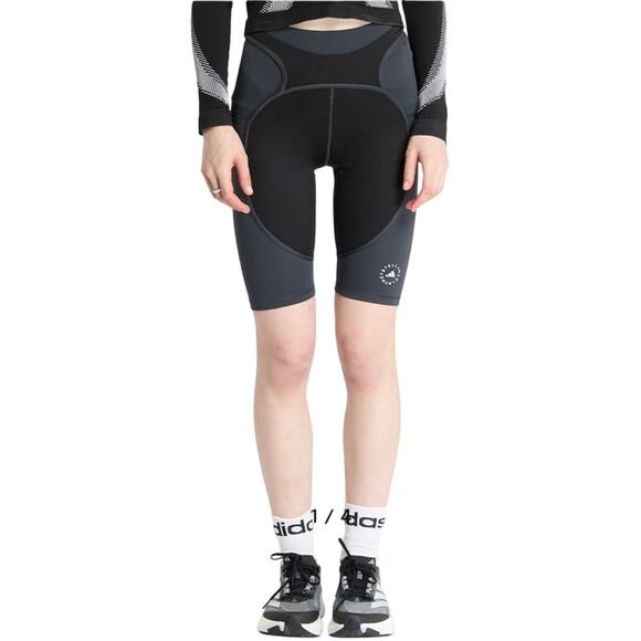 ADIDAS BY STELLA MCCARTNEY TWO-TONE BIKE LEGGINGS NWT - Picture 1 of 4